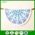 cotton aztec circle beach towel,custom print circular beach towel